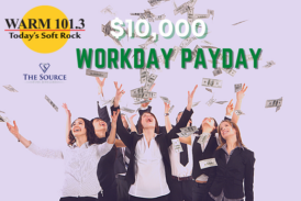 Warm 101.3's - 10K Workday Payday Official Rules